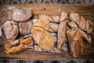 frisch gebackenes brot