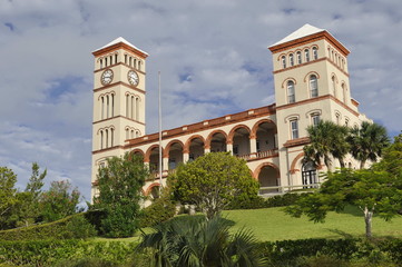 Fototapeta na wymiar Government Building in Hamilton, Bermuda