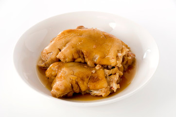 沖縄料理 てびち（豚足の煮付け）