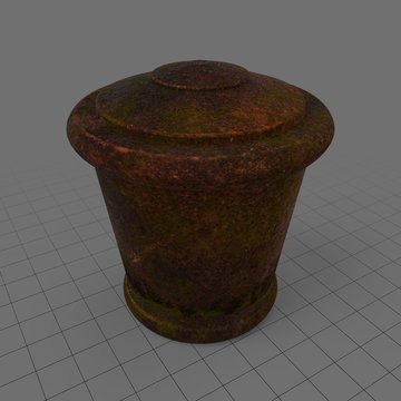 Rustic shipyard bollard