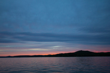 Sunset at Seneca Lake, Ohio