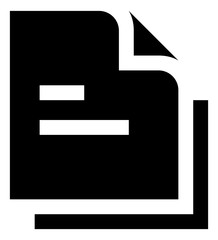 File Stack Vector Icon