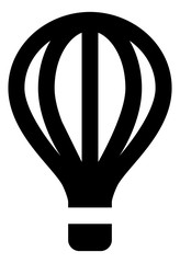 Obraz premium Hot Air Balloon Vector Icon