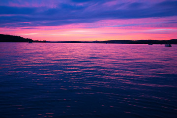 Sunset at Seneca Lake, Ohio
