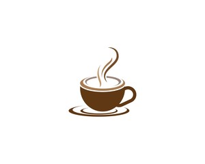 Coffee cup logo template vector icon design