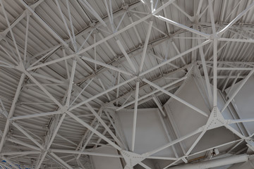 Fototapeta premium Very Large Array engineered structure supporting a large dish with trusses, horizontal aspect