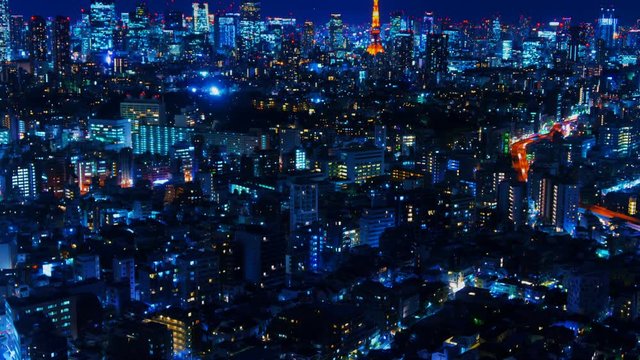 東京夜景　タイムラプス 2019