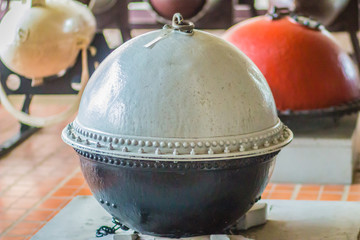 Old underwater naval mine of the Second World War for anti-submarine