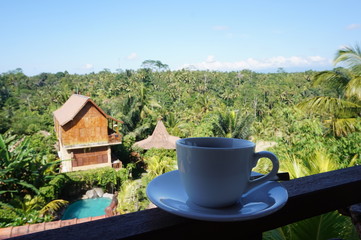 A cup of tea in the morning