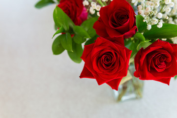 Red roses for my love on a special occasion.