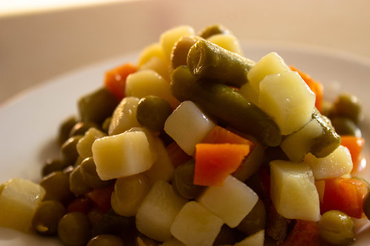 ensalada fresca de verduras