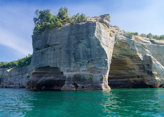 Fototapeta na wymiar Grand Portal Point Pictured Rocks