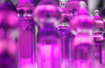 Macro abstract photo of a bright fashion background