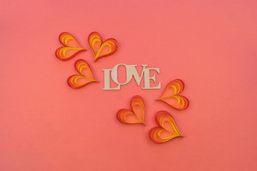 word love of wood and the heart of paper.