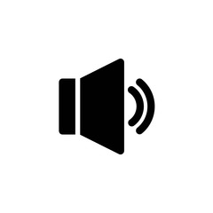 speaker glyph vector icon