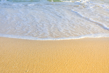 waves on the beach