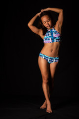 Fototapeta premium Filipino girl posing in bikini