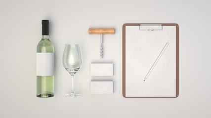 Wine or sommelier branding template