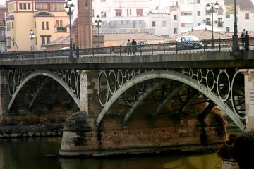 Fototapeta premium Triana. Sevilla. Andalusia. Spain. Year 2001