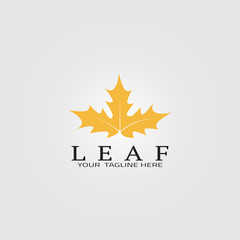 Nature logo template, vector logo for business corporate, leaf icon, spa, beauty salon, luxury, element, illustration.