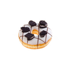 donut or donut with concept on a background.