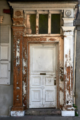 old wooden door