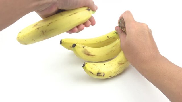 バナナを分ける
