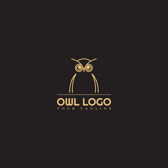 Owl logo template, modern vector logo for business corporate, creative symbol design , icon, element, illustration.