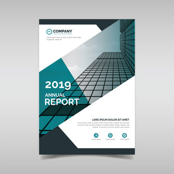 Annual report book cover template