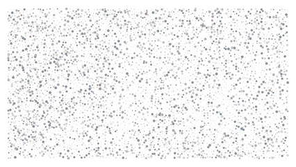 Silver polka dot small confetti on white background