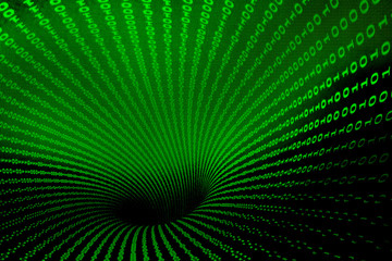 Background matrix style.Green is dominant color.code in green color.data in binary code.computer virus and hacker screen wallpaper.