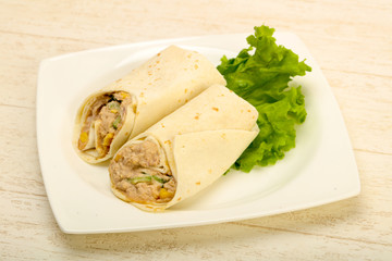 Tuna bread roll