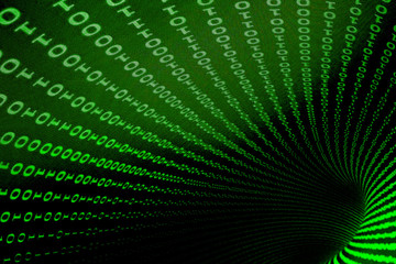 Background matrix style.Green is dominant color.code in green color.data in binary code.computer...