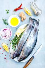 raw fish