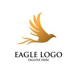 Fototapeta premium eagle logo designs simple elegant