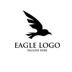 Fototapeta premium eagle logo designs simple elegant