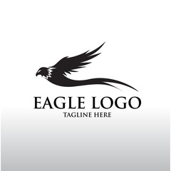 Fototapeta premium eagle logo designs simple elegant