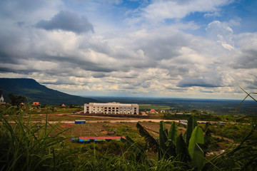 Newly casino building at Chong Arn Ma, Thai-Cambodia border crossing (called the An Ses border crossing in Cambodia) opposite to Ubon Ratchathani, Thailand.