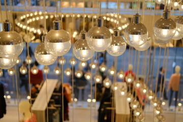 Lighhting decoration for interior design beautiful glass pattern