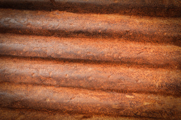 Old zinc with rust red texture background