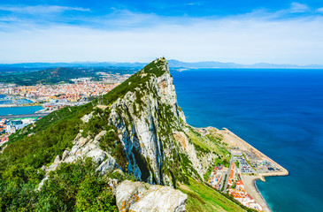 The rock of Gibraltar - obrazy, fototapety, plakaty