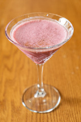 berries mocktail in the cafe