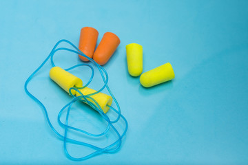 new earplugs isolated 