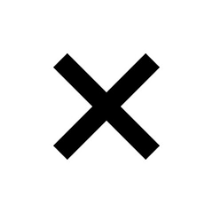 Obraz premium Wrong false icon design template vector isolated