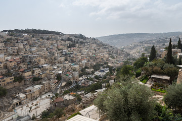 Fototapeta na wymiar Tour at City of David in Jerusalem