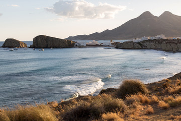 Fishing village La Isleta del Moro, Cabo de Gata, Spain