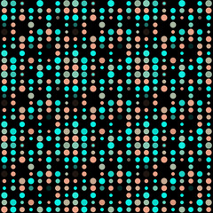 Obraz premium Seamless abstract pattern background with a variety of colored circles.