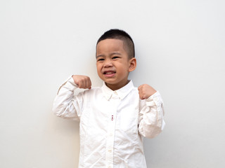 little smiling asain boy with good health