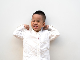 little smiling asain boy with good health