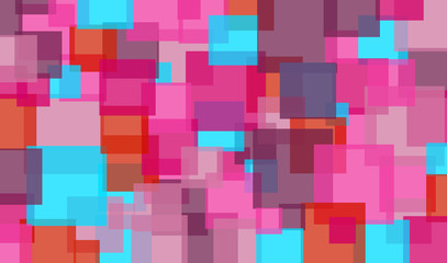Modernes abstraktes Muster mit Rechtecken pink lila blau
